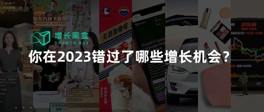 复盘2023：消费行业的8个新增量，来看看你错过了哪些？