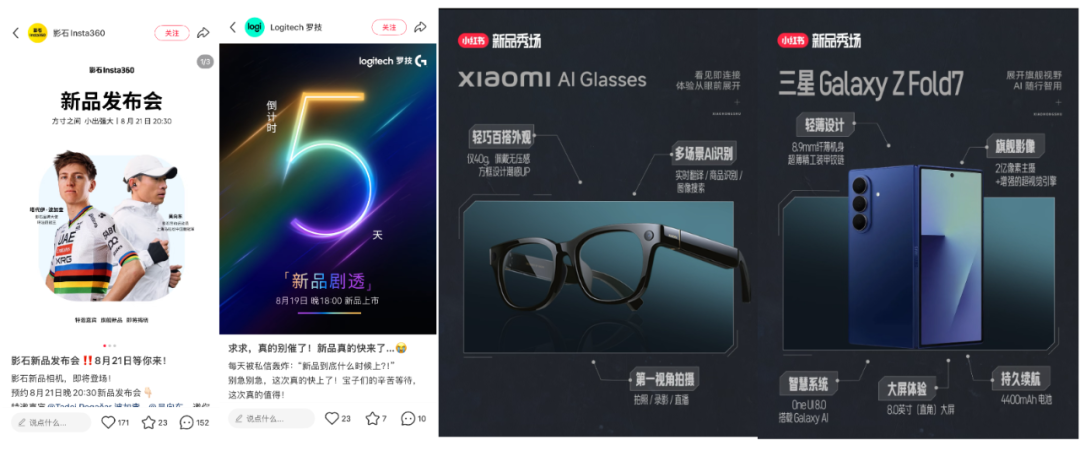 小红书潮数码上新频率与用户攻略行为数据