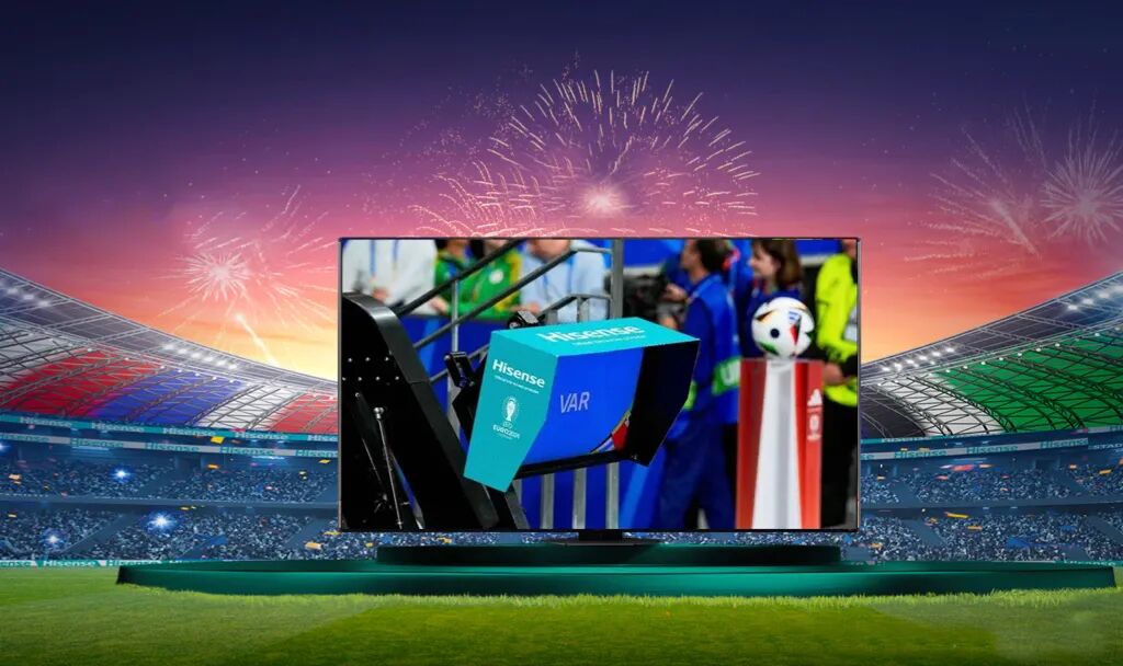 海信为欧洲杯VAR视频助理裁判提供显示技术支持