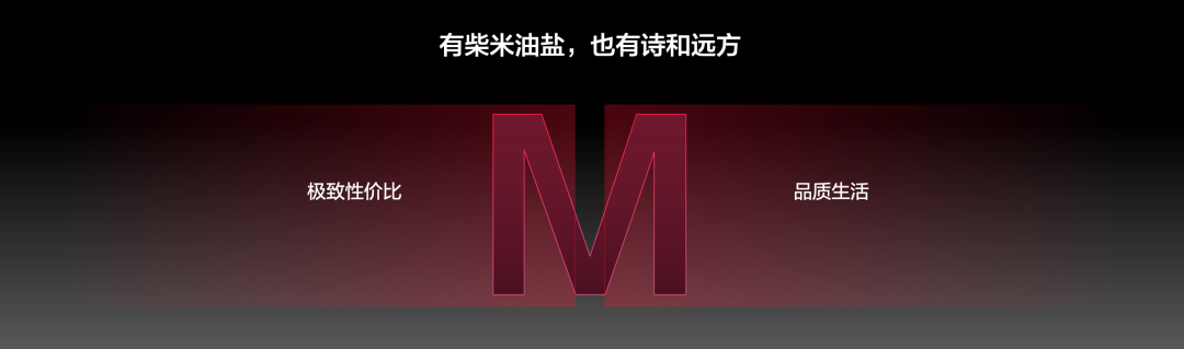 M型社会消费分级示意图（高端vs平价双向需求）