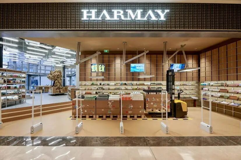 话梅南京店可持续纸仓设计内景