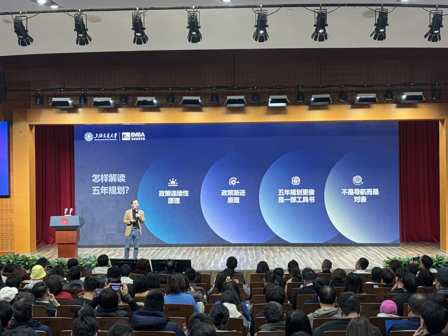 上海交大安泰MBA何帆教授专题讲座现场