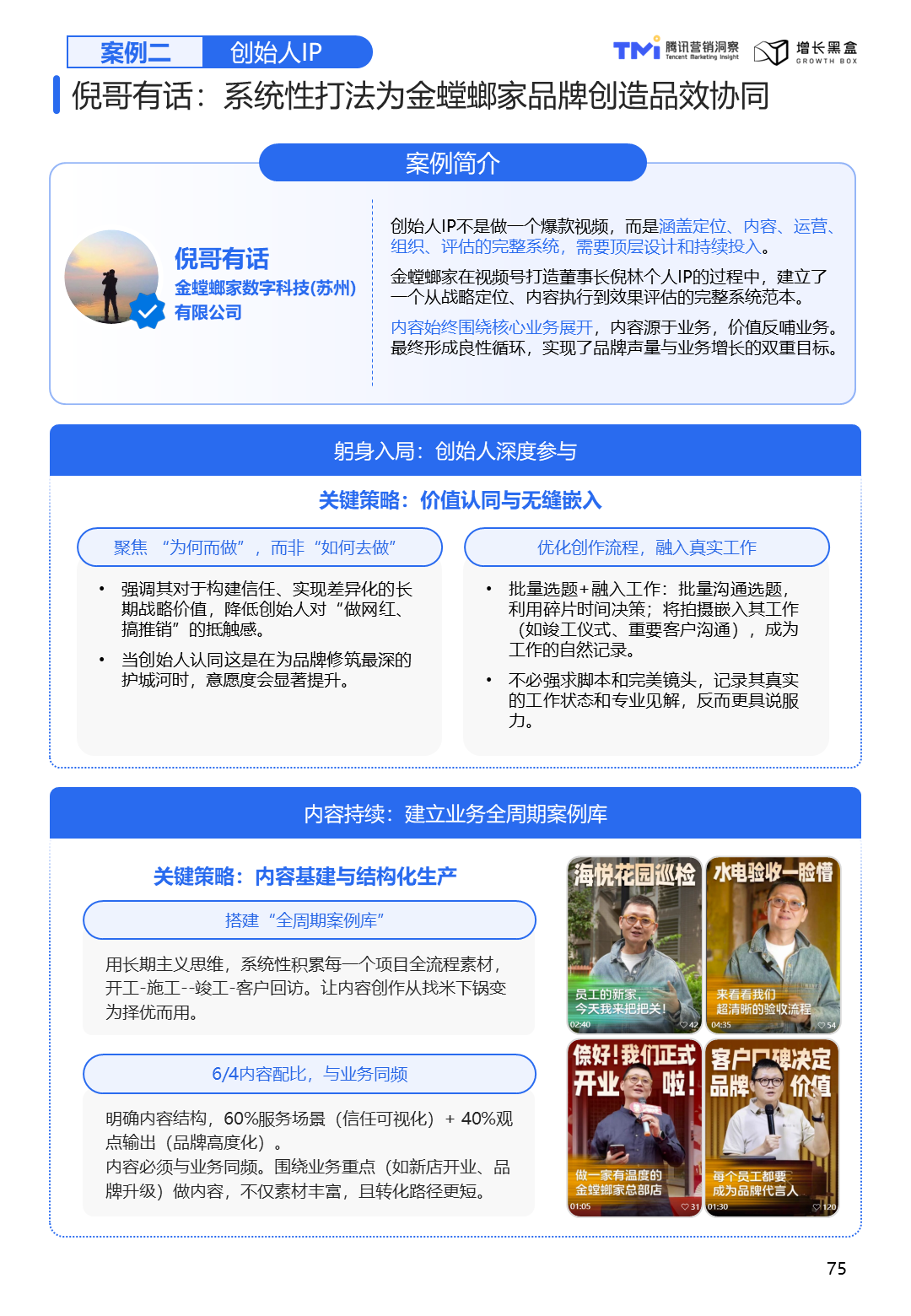 金螳螂家创始人IP倪哥有话内容配比策略