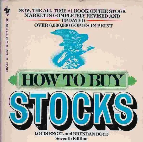 《How to Buy Stocks》路易斯·恩格尔著作封面,1953年出版,700万册销量