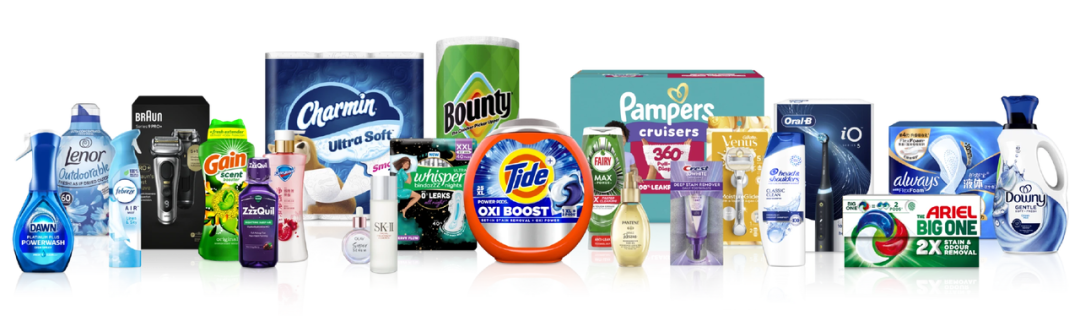 宝洁中国市场品牌矩阵及主要品类分布图