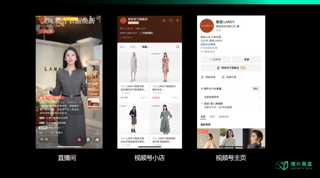 朗姿视频号经营模式与人货场策略